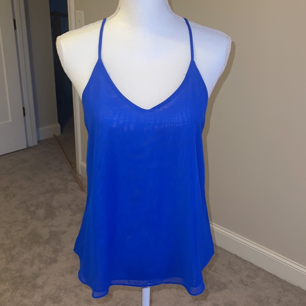 Royal blue tank top